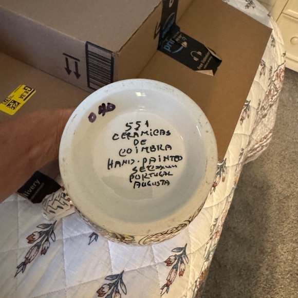 Handcrafted Multicolor Ceramic Pitcher - Picture 2 of 2